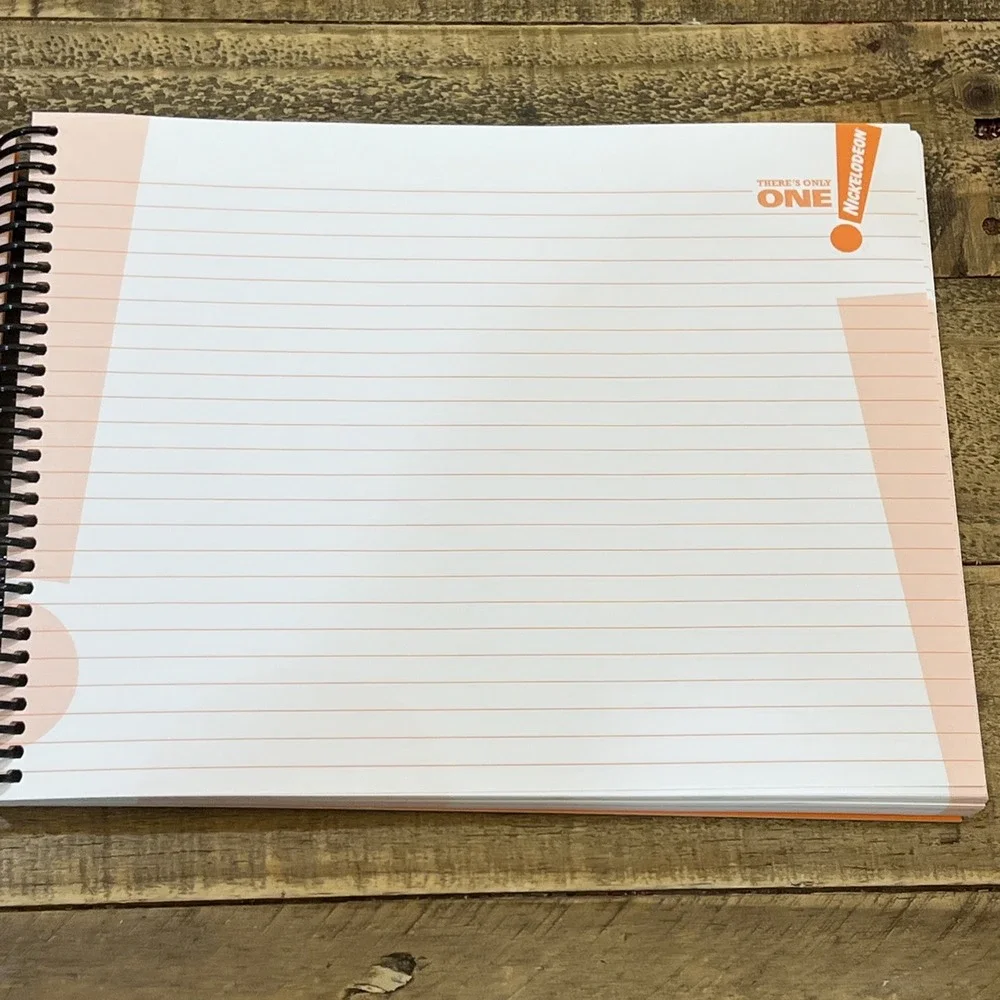 RARE 2001 NICKELODEON SPONGEBOB SPIRAL NOTEBOOK- Y2K